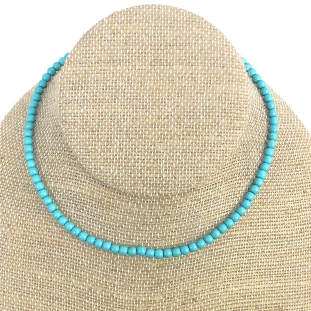 SOLD Turquoise Beaded Choker